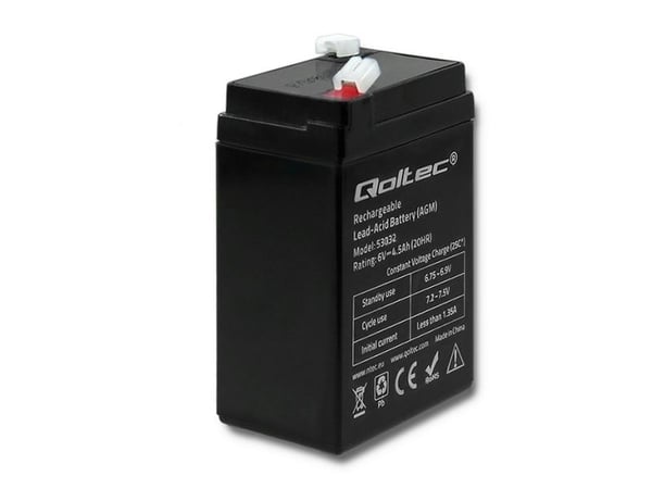 Qoltec - UPS-batteri - 1 x batteri - blysyre - 4.5 Ah