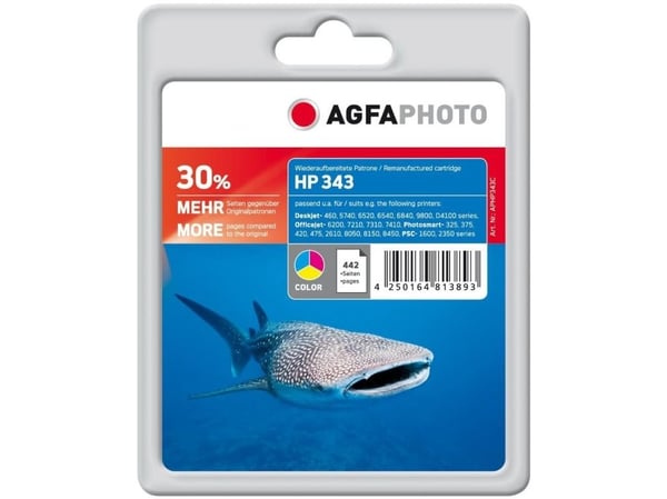 AgfaPhoto APHP343C, Väriainepohjainen muste, 1 kpl