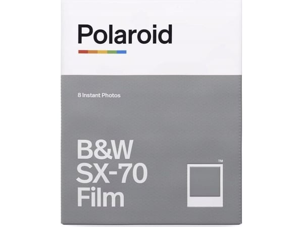 Polaroid - Svart/hvit hurtigvirkende film - SX-70 - ASA 160 - 8 eksponeringer