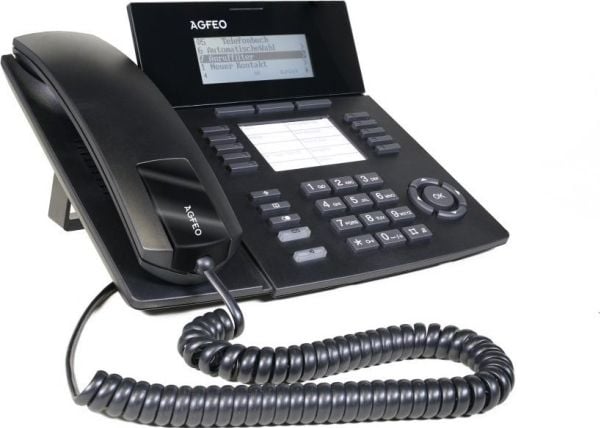 AGFEO ST 53, Smarttelefon, Kablet håndsett, 5000 oppføringer, Svart