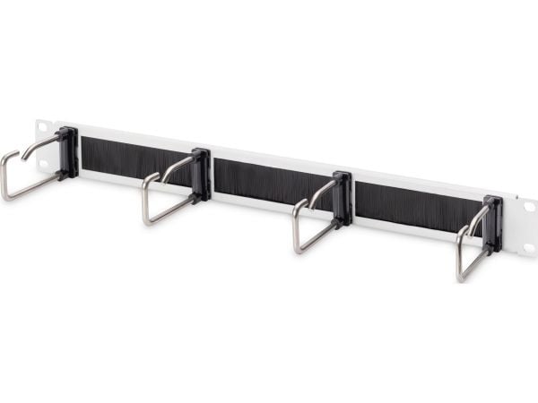 DIGITUS DN-97668 - Kabelstyringspanel - grå, RAL 7035 - 1U - 19"