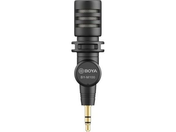 BOYA BY-M100, Digitalt kamera, 50 - 18000 Hz, Trådløs, 3.5 mm (1/8"), Sort, DC