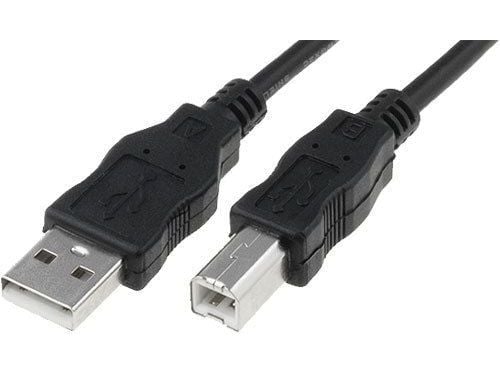 USB-kabel Digitus®, 2.0, USB-A til USB-B, 3 m, sort