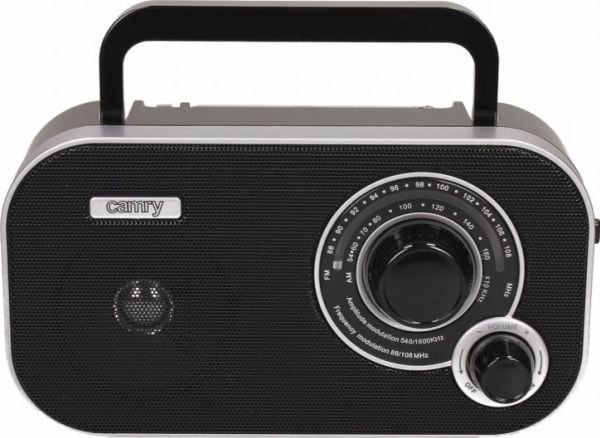 Camry Premium CR 1140b, Bærbar, Analog, AM, MF, 88 - 108 MHz, 530 - 1600 kHz, Analog
