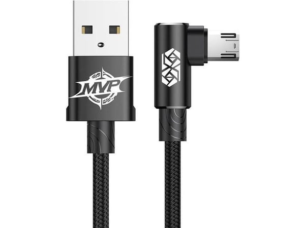 Baseus MVP kyynärpää, 2 m, USB A, Micro-USB A, USB 2.0, Lajittelu