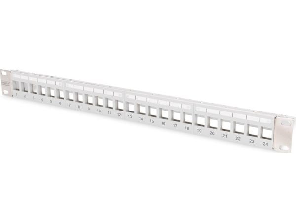 Digitus DN-91410-LF, Cat5e, Cat6, Cat6a, Grå, SPCC, Rackmontering, 1U, -20 - 70 °C