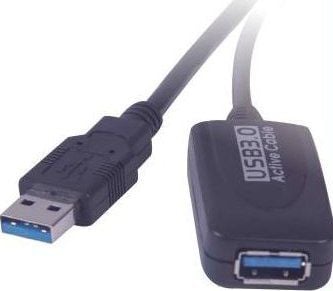 PremiumCord USB 3.0, A/M-A/F, 5m, 5 m, USB A, USB A, USB 3.2 Gen 1 (3.1 Gen 1), Hankjønn/hunkjønn, Sort