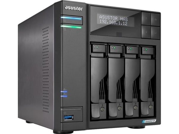 ASUSTOR Lockerstor 4 Gen2 AS6704T - NAS-server - iSCSI støtte