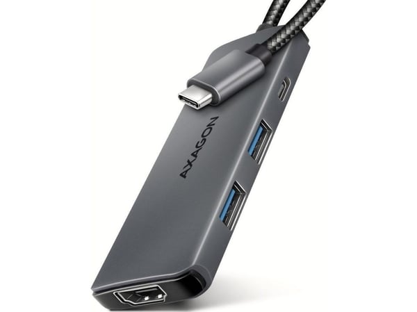 AXAGON HMC-5H8K - Dokkingstasjon - for bærbar, smarttelefon, skrivebord - USB-C 3.2 Gen 1 - HDMI