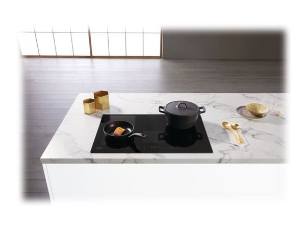 Whirlpool WF S0377 NE/IXL - Induksjonskomfyrtopp - 4 plater - Nisje - bredde: 75 cm - dybde: 48 cm - svart