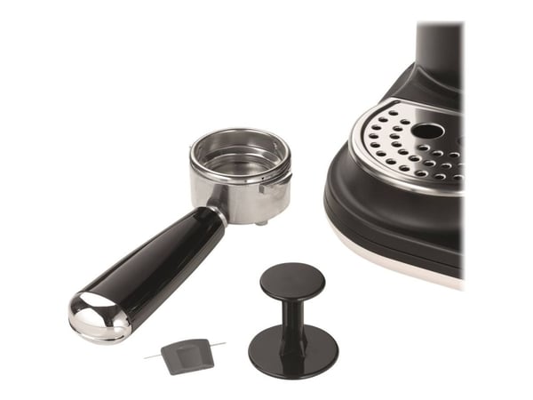 Ariete Moderna 1318 - Kaffemaskin med mjölkskummare - 15 bar - vit