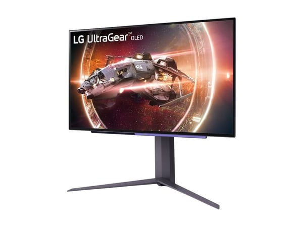 LG UltraGear 27GS95QE-B - OLED-skjerm - gaming - 27" (26.5" synlig) - 2560 x 1440 QHD @ 240 Hz - 1000 cd/m² - 1500000:1 - DisplayHDR 400 True Black...