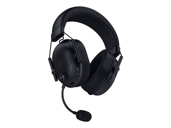 Razer BlackShark V2 HyperSpeed - Hodesett - full størrelse - Bluetooth / 2,4 GHz radiofrekvens - trådløs, kablet - USB-C - lydisolerende