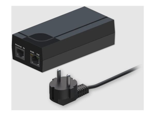 Teltonika - Strøminjektor - enkeltport - AC 100-240 V - output-stikforbindelser: 1 - Europa - for Teltonika OTD140, TAP100, TAP200 Teltonika - Strøminjektor - enkeltport - AC 100-240 V - output-stikforbindelser: 1 - Europa - for Teltonika OTD140, TAP100, TAP200