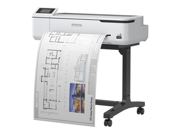 EPSON SureColor SC-T3100 24-tuumainen suurkuvatulostin värillinen mustesuihkutulostin Rulla A1 61.0cm 2400x1200dpi Gigabit LAN Wi-Fi USB 3.0 Leikkuri