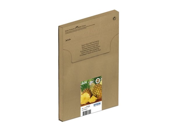 Epson Multipack 4-colours 604 EasyMail, Perusvärintuotto, Musta, Syaani, Magenta, Keltainen, 3,4 ml, 2,4 ml, 1 kpl, Monipakkaus