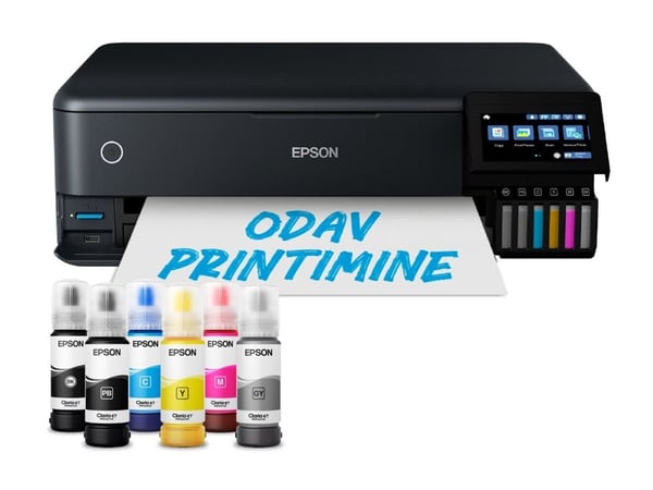 Epson EcoTank L8180 - Multifunksjonsskriver - farge - ink-jet - A3 (medie) - opp til 16 spm (trykking) - 100 ark - USB, LAN, USB-vert, Wi-Fi(ac)