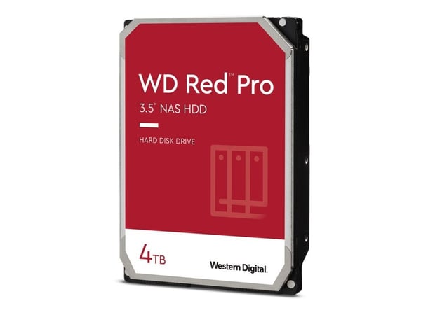 WD Red Pro WD4005FFBX - Hårddisk - 4 TB - inbyggd - 3.5" - SATA 6Gb/s - 7200 rpm - buffert: 256 MB