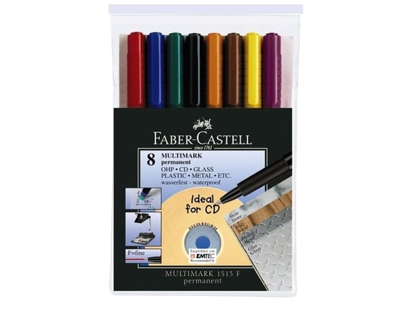 Faber-Castell 151309, Monivärinen, 8 kpl