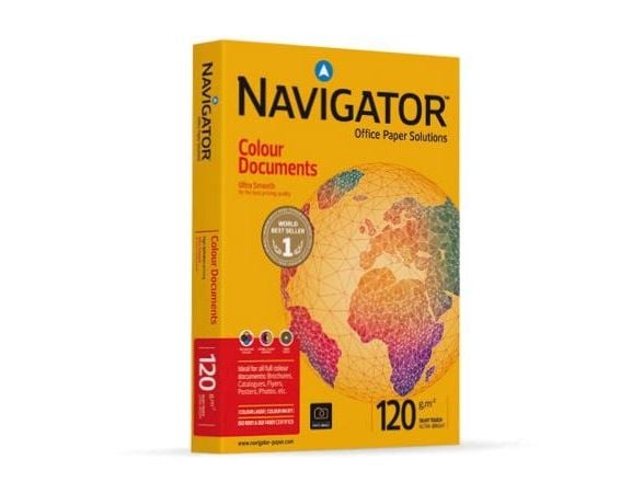 Navigator Colour Documents - Premiumvit - A4 (210 x 297 mm) - 120 g/m² - 250 ark vanligt papper