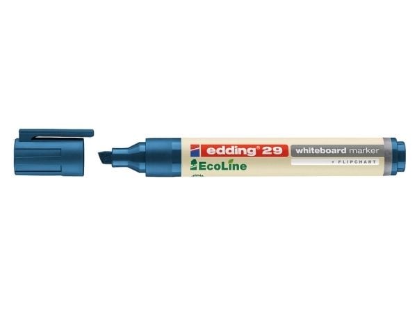 Edding 29 EcoLine, 1 kpl, Sininen, Taltan pää, Beige, Sininen, Pyöreä, 1 mm