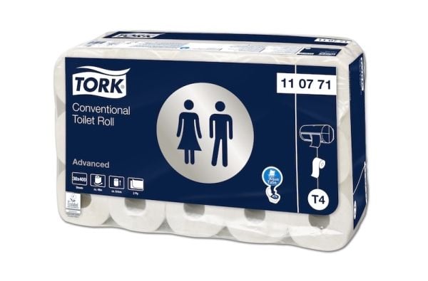 Tork 110771, 400 ark, Vit, 48 m, 12 cm, 9,4 cm, 12,5 cm