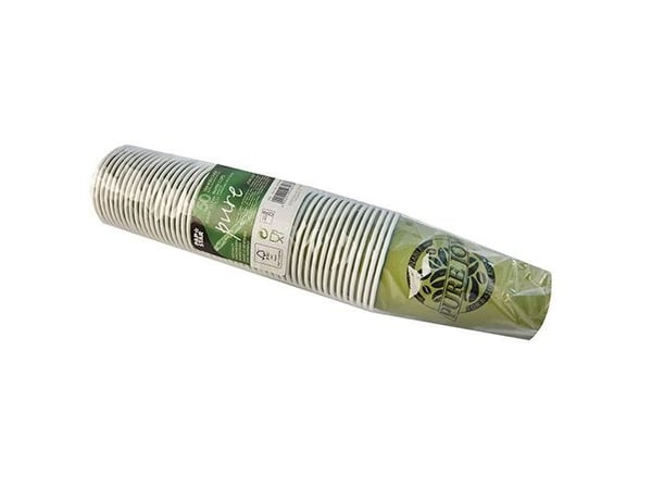 Papstar 87868, 300 ml, kartonki, polylaktidi (PLA), vihreä, FSC, 8 cm, 117 mm