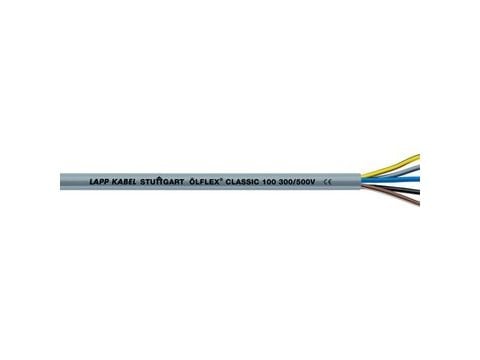Lapp ÖLFLEX CLASSIC 100, Suurjännitekaapeli, Harmaa, Polyvinyylikloridi (PVC), Kupari, 6 mm², 230 kg/km