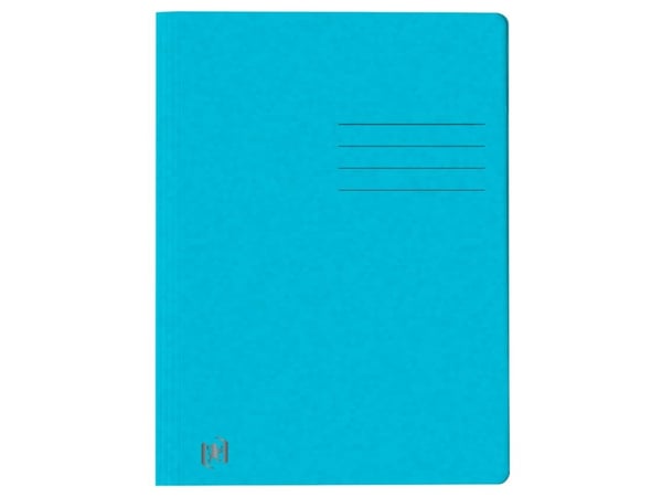 Oxford irtolehtikansio aqua A4-kartonki 390g/m? kaupallinen/toimistokäyttöön nidonta TOP FILE+ ( 400116203 )