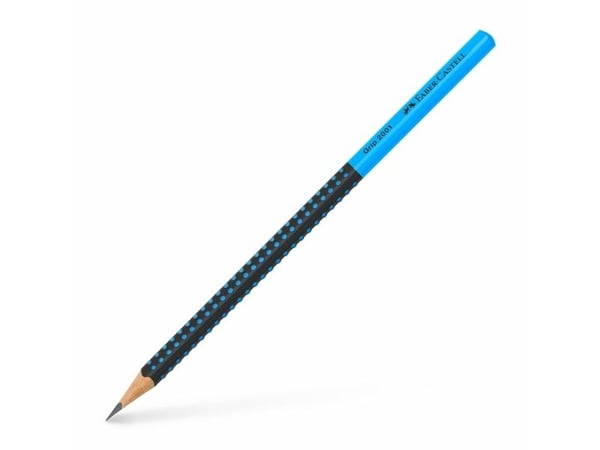 Pencil Grip 2001 Two Tone (sort/blå) - med 12 stk.