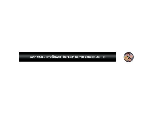 Lapp ÖLFLEX SERVO 2XSLCH-JB, 500 m, Svart, 235 kg/km, 485 kg/km, 4000 V, 4 mm ² Lapp ÖLFLEX SERVO 2XSLCH-JB, 500 m, Svart, 235 kg/km, 485 kg/km, 4000 V, 4 mm ²