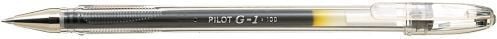 Pilot G-1 - Rulleballpenn - svart - gelblekk - 0.5 mm - ekstra fin