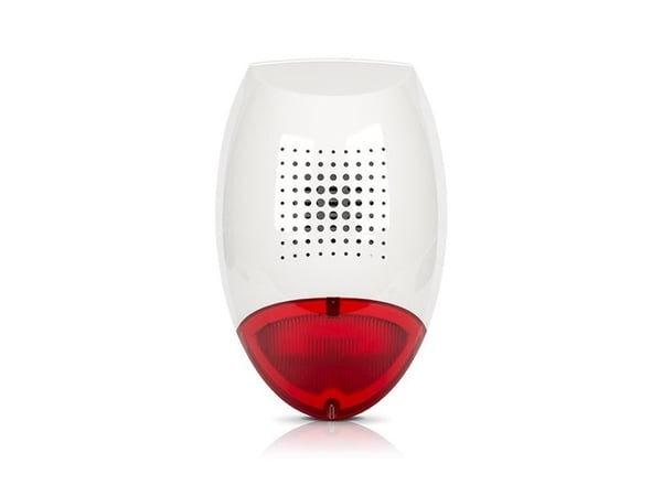 Satel Outdoor optisk-akustisk sirene med rødt LED-lys (SP-500 R)
