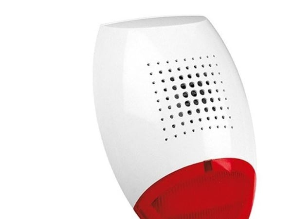 Satel Outdoor optisk-akustisk sirene med rødt LED-lys (SP-500 R)