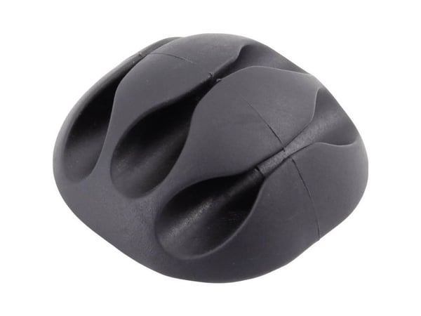 TRU COMPONENTS Kaapelipidike Itsekiinnittyvä TC-6646600 Nipun Ø-alue 8 mm (max) Harmaa 1 kpl