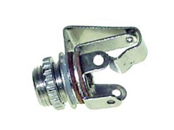 TRU COMPONENTS 1559776 jackplugg 6,35 mm tilkobling/innbygging, poler: 3 stereo, sølv (1 stk)