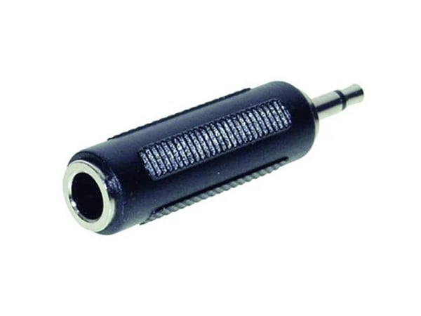 TRU COMPONENTS Jack-adapter Jackstik 3,5 mm til Jack-tilkobling 6,3 mm stereo (1 stk.)