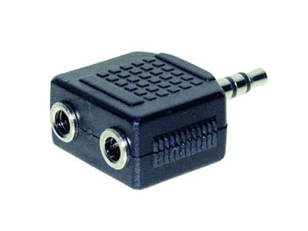 TRU COMPONENTS Jack-adapter 3,5 mm Jackstik - 3,5 mm Jacktilkobling stereo pol: 3 1 stk