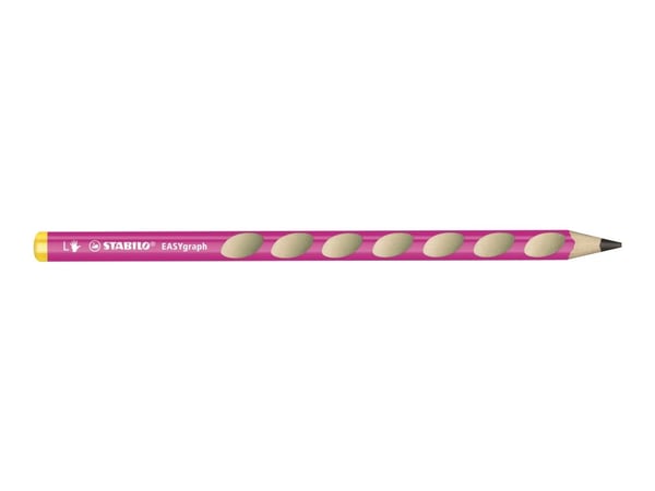 STABILO EASYgraph, HB, Vaaleanpunainen, Kolmion muotoinen, Tšekin tasavalta, 3,15 mm, 9 mm STABILO EASYgraph, HB, Vaaleanpunainen, Kolmion muotoinen, Tšekin tasavalta, 3,15 mm, 9 mm