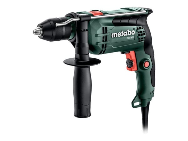 Metabo SBE 650 - Hammerbor - 650 W - nøkkelfri borhylse 13 mm - 10 N·m