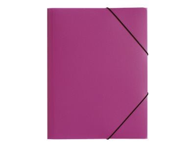Pagna Basic Trend - 3-fliksmappe - bokryggbredde: 5 mm - for A4 (210 x 297 mm) - mørk rosa Pagna Basic Trend - 3-fliksmappe - bokryggbredde: 5 mm - for A4 (210 x 297 mm) - mørk rosa