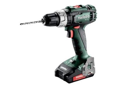 Metabo SB 18 L - Hammerbor - trådløs - 2 hastigheter - nøkkelfri borhylse 13 mm - 50 N·m - 2 batterier - 18 V