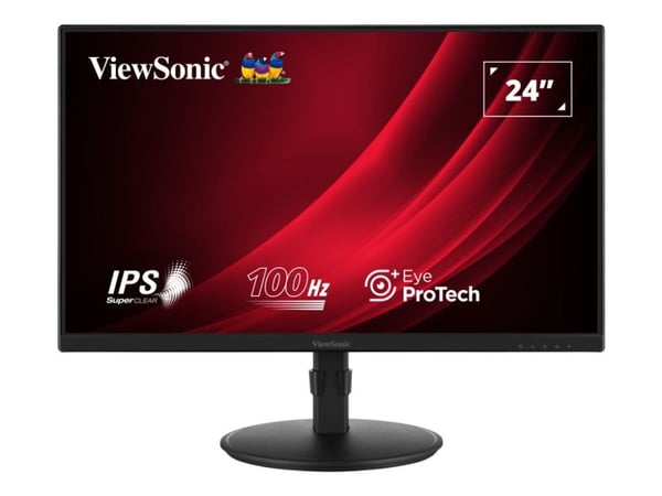 Viewsonic VA VA2408-HDJ, 61 cm (24"), 1920 x 1080 pikseliä, Full HD, LED, 5 ms, musta