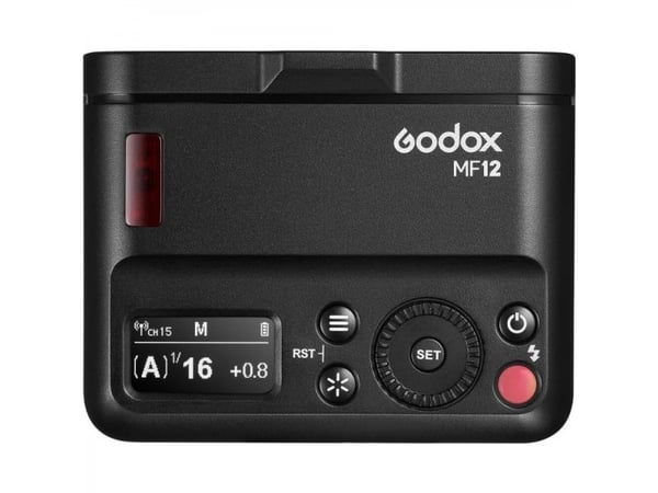 Godox MF12, 1,7 s, 32 kanaler, 144 g, Makroblits