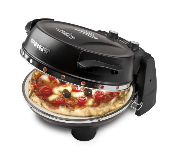 G3 Ferrari Pizzeria Snack Napoletana, 1 pizza(er), Sort, 31 cm, 400 °C, Stein, 1200 W
