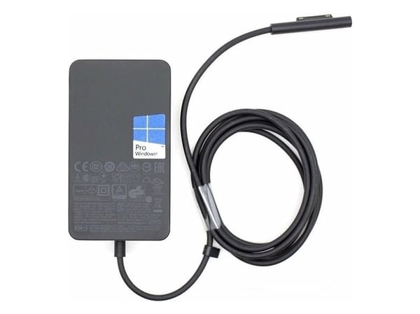 Microsoft Surface 65W Power Supply, EU, Sisätila, AC, 1,7 m, musta