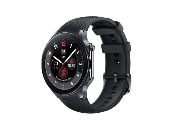 OnePlus Watch 2 - 46 mm - smartklokke med stropp - fluorelastomer - håndleddstørrelse: 140-210 mm - display 1.43" - 32 GB - Bluetooth, Wi-Fi, NFC -...