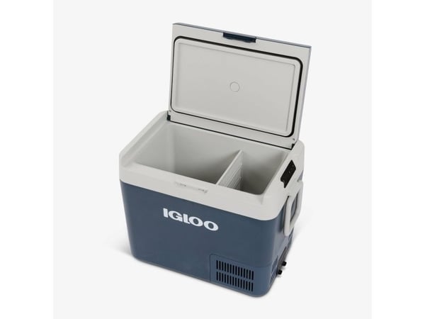 Igloo ICF 40, Blå, Grå, 38,8 L, -18 - 20 °C, 1 stk, Elektrisk, Vekselstrøm, DC