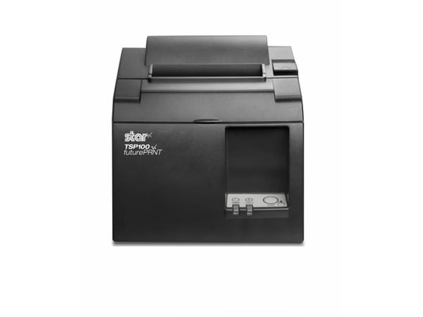 Star TSP143IIU+ - Kvitteringsskriver - direktetermisk - Rull (8 cm) - 203 dpi - inntil 200 mm/sek - USB 2.0 - kutter - grå
