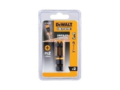 DeWALT DT70532T-QZ, 2 stk, Phillips, PH 2, 5 cm, läpipainopakkaus